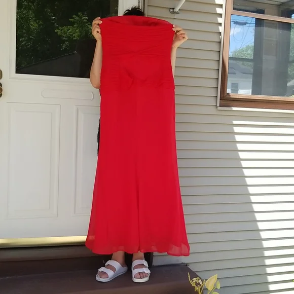 Dresses | Formal Affair Red Dress Very Elegant Like New | Poshmark